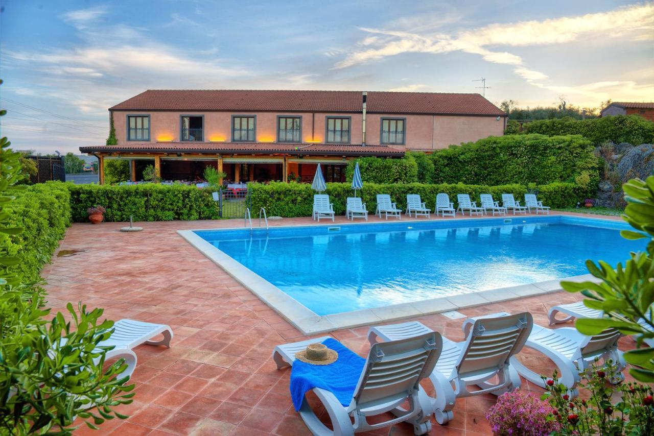 Agriturismo Biologico Corte Aragonese Santa Maria di Licodia Dış mekan fotoğraf